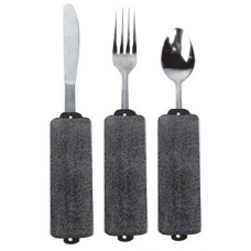 Built-Up Soft Handle Utensil Set/Teaspoon Fork and Knife