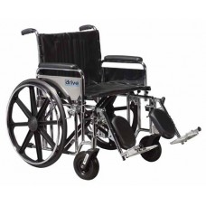 Bariatric Wheelchair Rem Full Arms 22 Wide w/SA Footrests