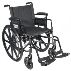 Wheelchair Ltwt K-4 Flip-Back Adj Desk Arms w/ELR\'s 20