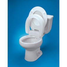 Raised Toilet Seat Elongated Hinged