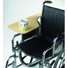 Wheelchair Tray Half-Lap Wood Flip-Away for Full Arm