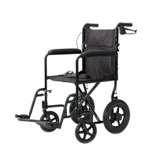 Transport Chair Ltwt Aluminum Black (ProBasics)