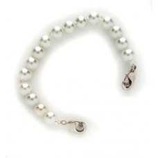 Fancy Women\'s ID Bracelet Faux Pearl