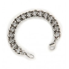 Fancy Men\'s ID Bracelet Stainless Steel Chain
