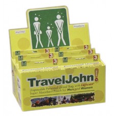 Travel John Disp Urinary Pouch Display (6-3 Packs)