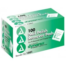 Nail Polish Remover Pads Box/100