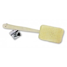 Exfoliating Body Sponge 15 w/Wooden handle