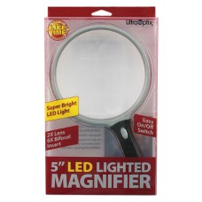Magnifier Lighted LED 5 Round