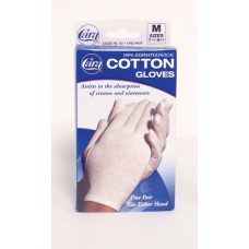 Cotton Gloves - White Medium (Pair) Fits 7-1/2 - 8-1/2