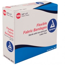 Flexible Fabric Adh Bandages Knuckle 1-1/2 x3 Bx/100