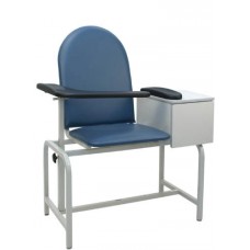 Padded Blood Drawing Chair w/ Cabinet