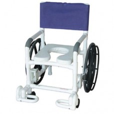 Shower Chair PVC Multi-Purpose w/Wheels