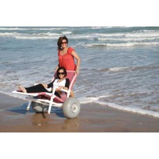 Wheelchair All Terrain PVC w/ High Flotation Wheels