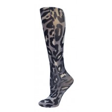 Complete Med Fashion Line Socks 8-15mmHg Grey Leopard