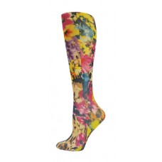 Complete Med Fashion Line Socks 8-15mmHg Leopard Flowers