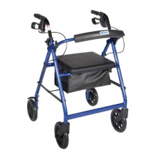 Rollator Aluminum w/Fold-Up & Removeable Back Padded Seat
