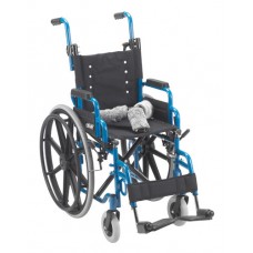 Wallaby Pediatric Wheelchair Folding 14 W x 12 D Blue